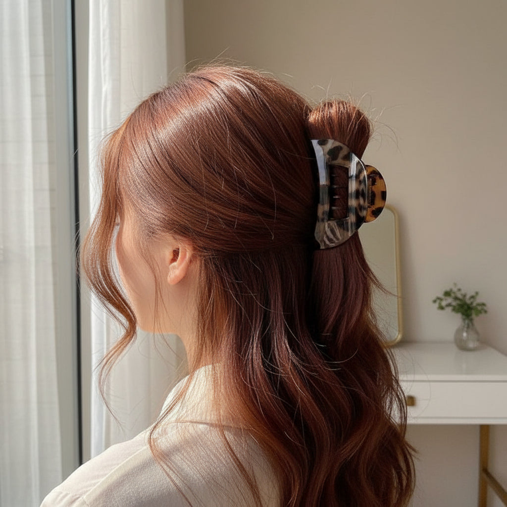 Robust Plastic Hair Clip for Thick Locks with Reliable Grip