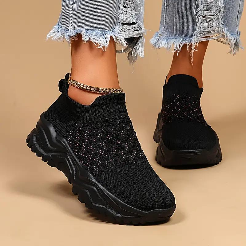 Women’s Orthopedic Sneakers | Knit Slip-On Design | Cushioned Support & Durable Outsole | Comfortable Fit