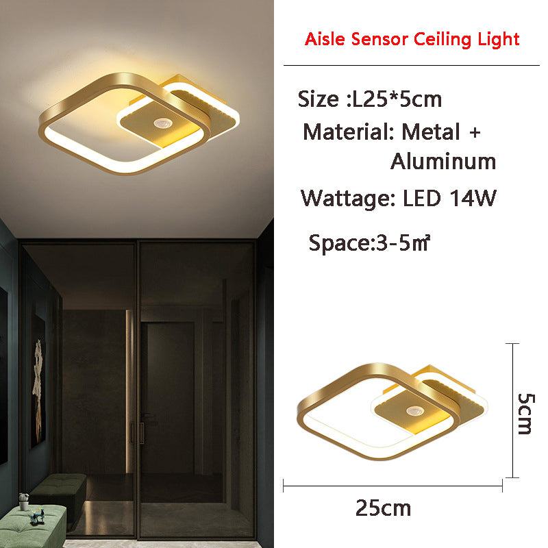 IntelliGlow LED Ceiling Fixture with Motion Detection