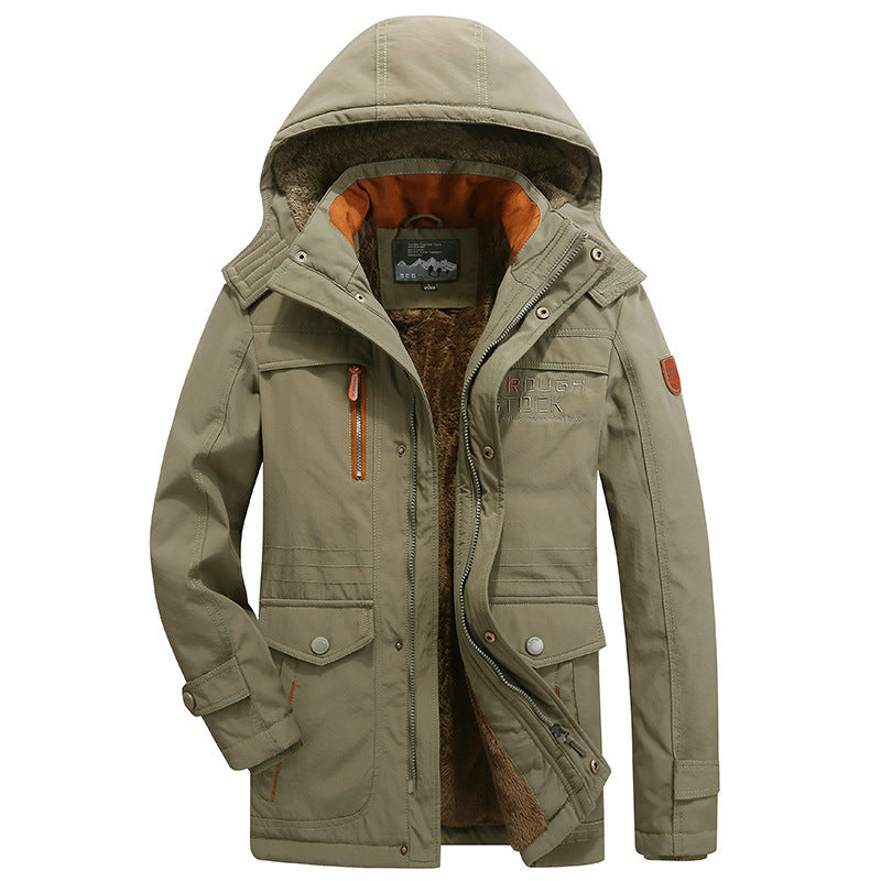 Ultimate Waterproof Hooded Winter Jacket for Men - Large Size