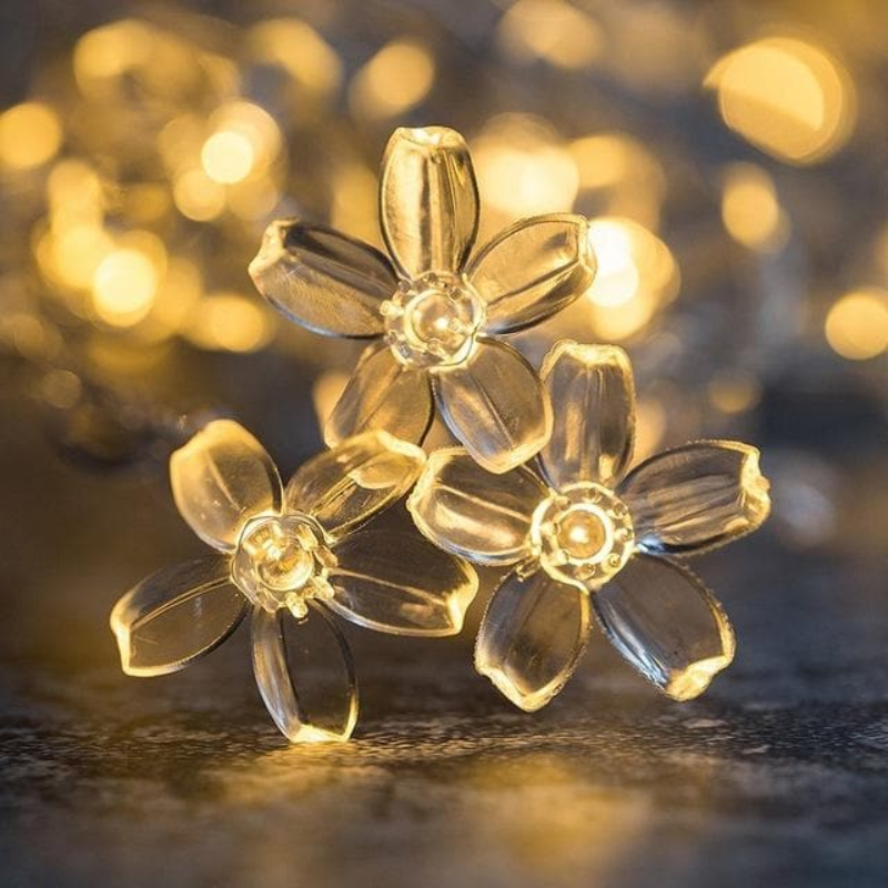 Fairy LED String Lights - 2m to 10m Battery or Plug-In Options - Warm or Cool White - Ball, Flower, Star & Snowflake Bulbs - Indoor Outdoor Decorative Twinkle Party Lights