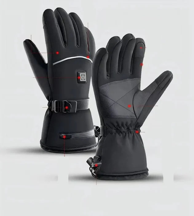 Motorcycle Gloves with Heating Function