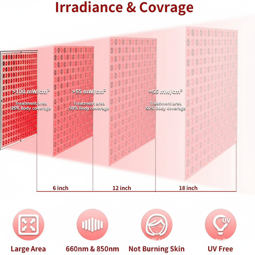 RadiantEase Infrared Light Therapy Panel for Skin and Relaxation