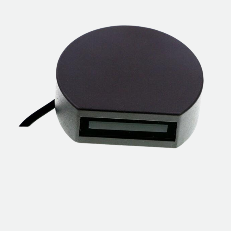 Optima LED Metal Wall Lamp | Sand Black or Grey | 3W Warm White | Aluminum & Glass | Waterproof Hardwired LED Sconce | CE Certified, Indoor Outdoor