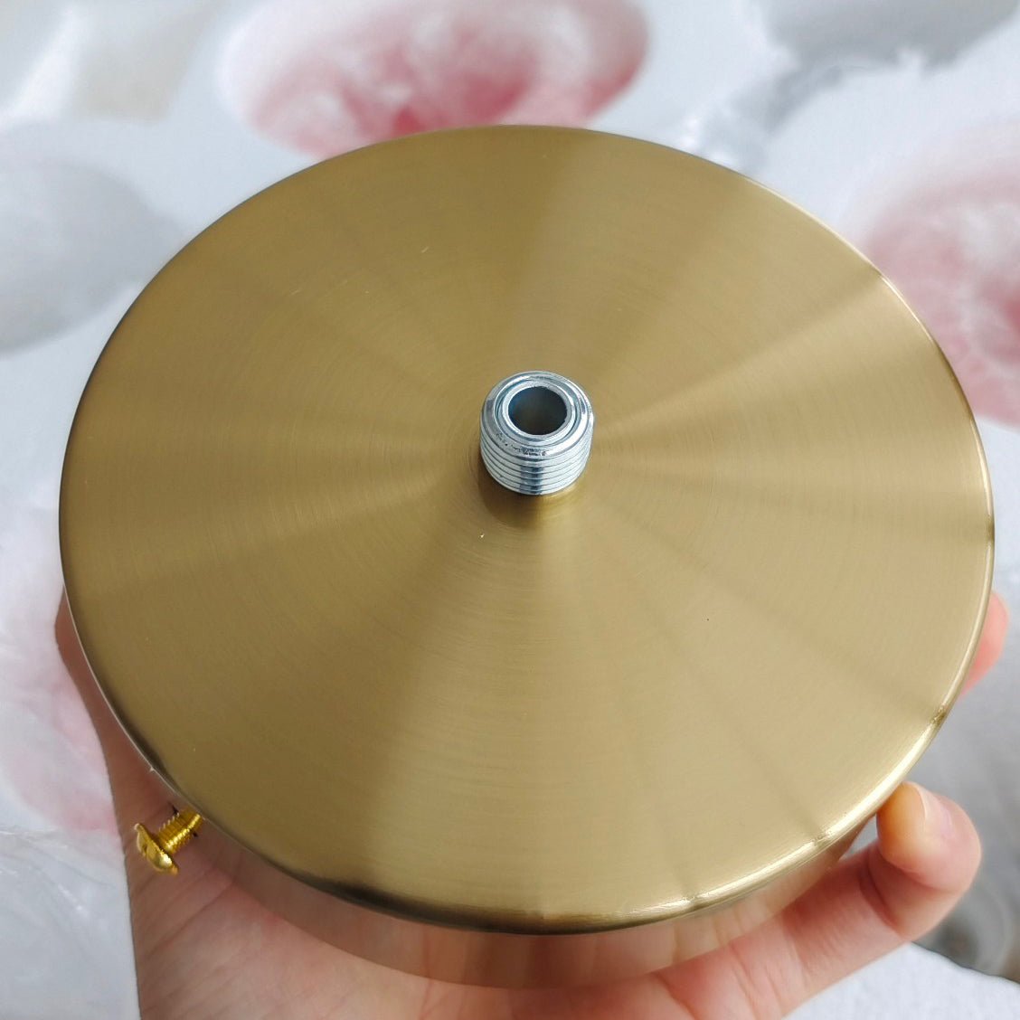 Ceiling Chandelier | Five-Arm with Glass Globe Shades | Adjustable Suspension Rods | Elegant Home Lighting