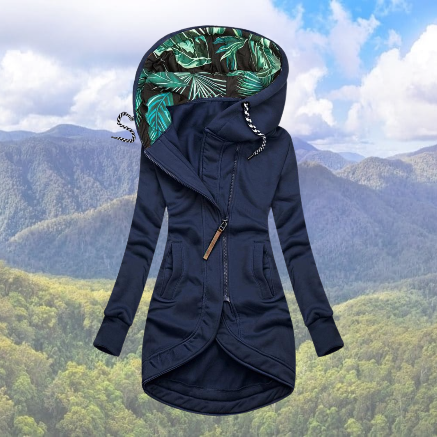 Women’s Winter Coat | Hooded Longline Parka | Durable Fabric | Comfortable Fit