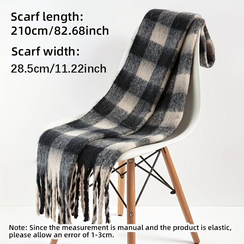 Knit Scarf | Thick Warm | Superior Cold Weather Comfort | Polyester