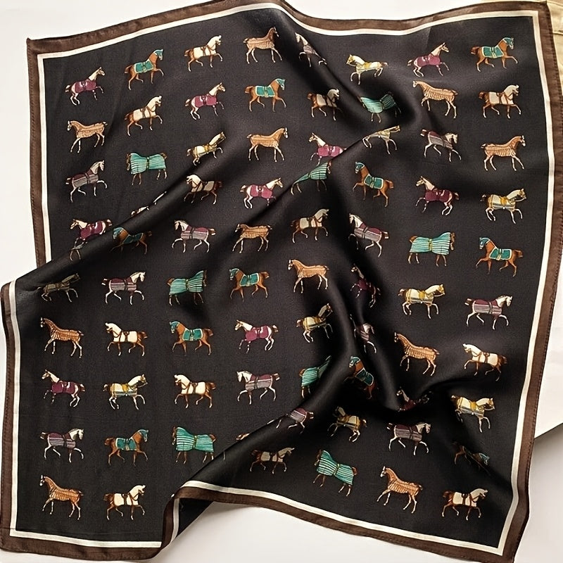 Silk Scarf | Animal Print | Lightweight & Breathable | Silk