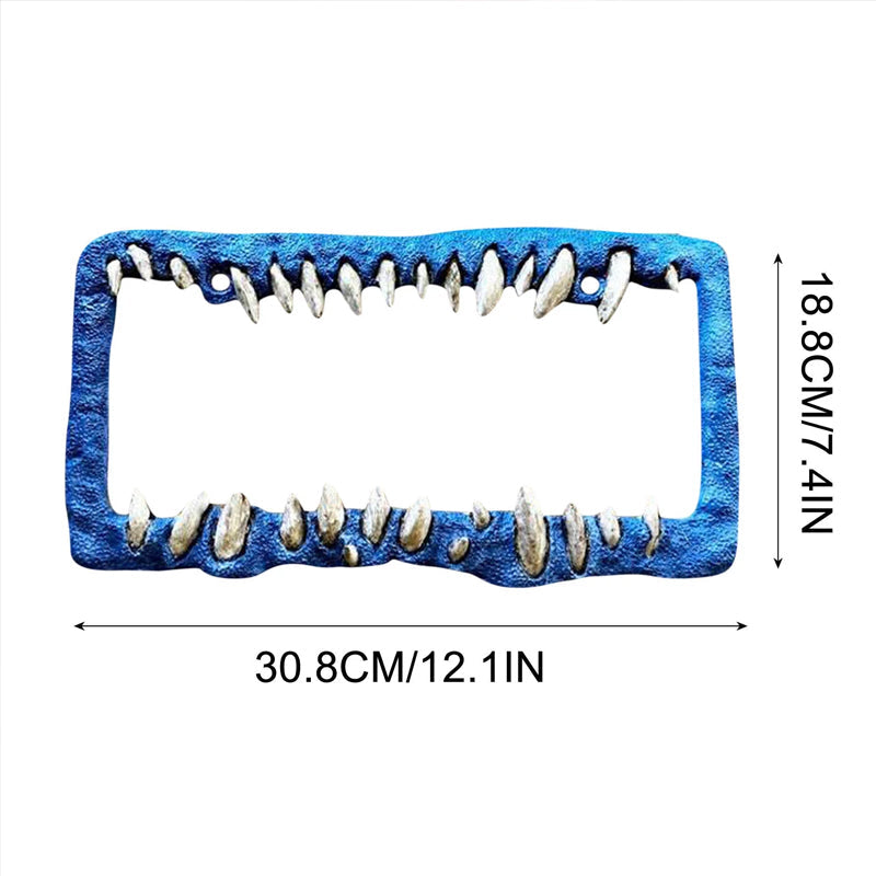 Weatherproof Halloween Car Frame Decoration with Vibrant Colors