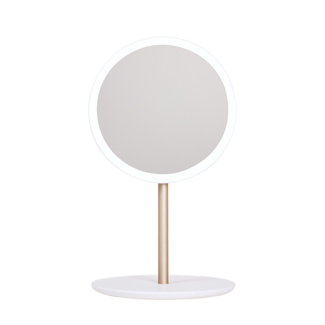 Taavita - Portable LED Makeup Mirror with Adjustable Brightness and Storage Tray