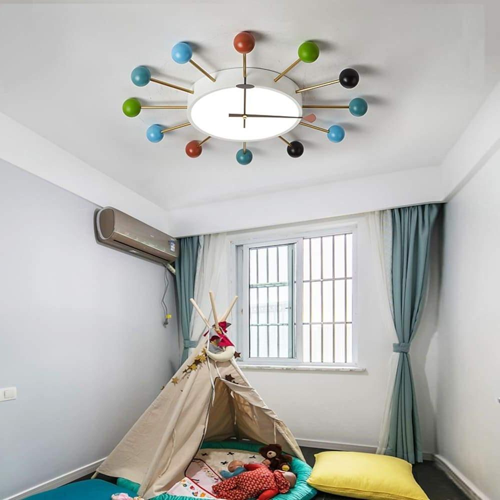 24'' LED 1-Light Single Design Flush Mount Lights Nordic Style LED Acrylic Metal Ceiling Lights-dazuma