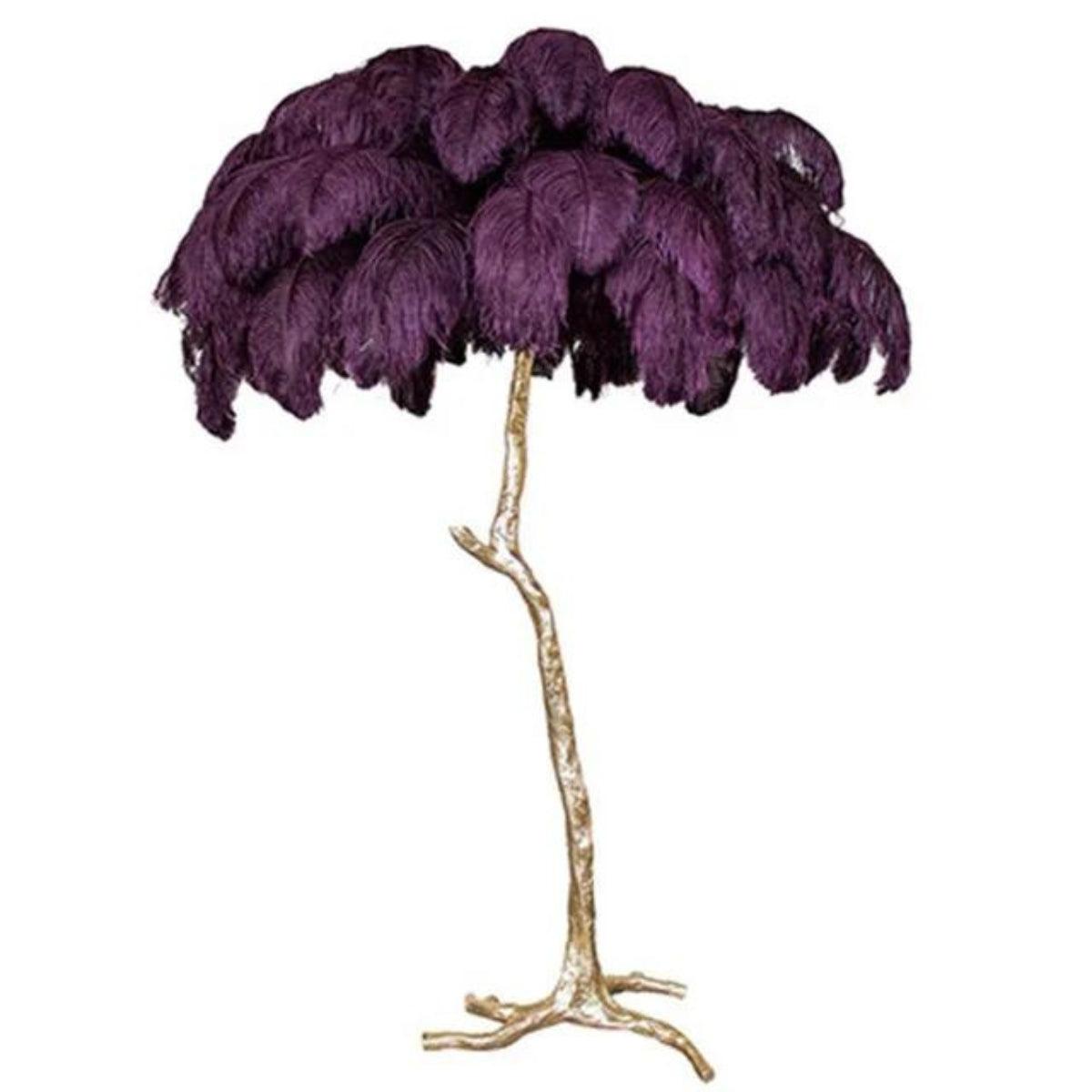 Transform Fluffy Ostrich Leg Feathered Floor Lamp