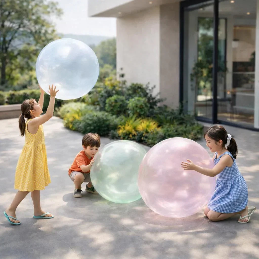 Vibrant Outdoor Inflatable Ball for Active Family Play
