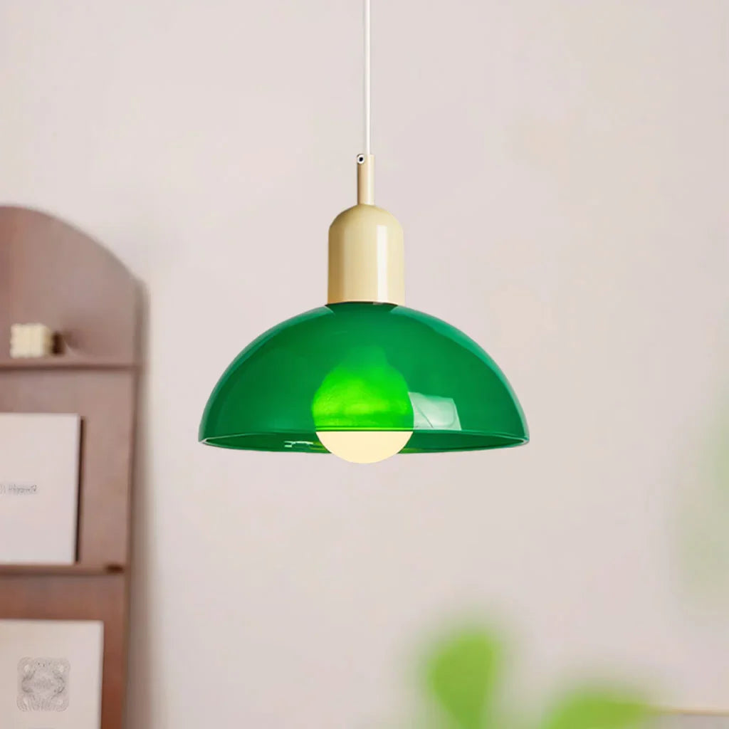 Colorful Bowl Pendant Light Taavita