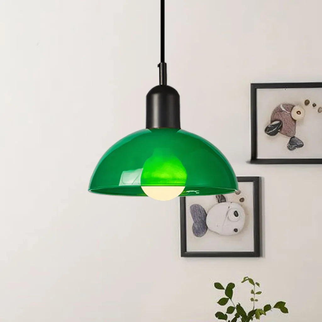 Colorful Bowl Pendant Light Taavita