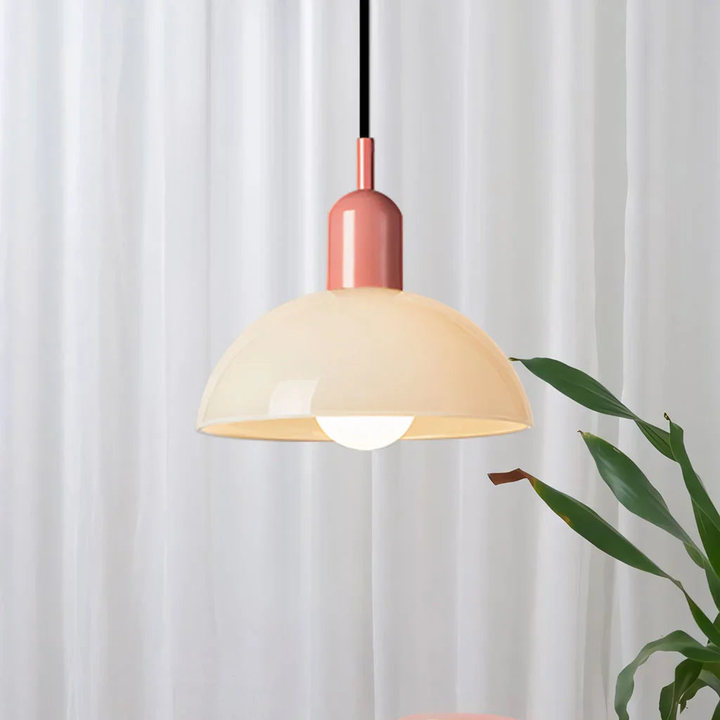 Colorful Bowl Pendant Light Taavita
