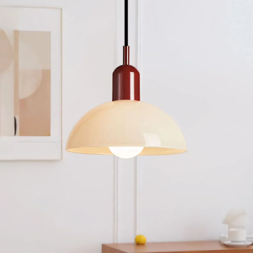 Colorful Bowl Pendant Light Taavita