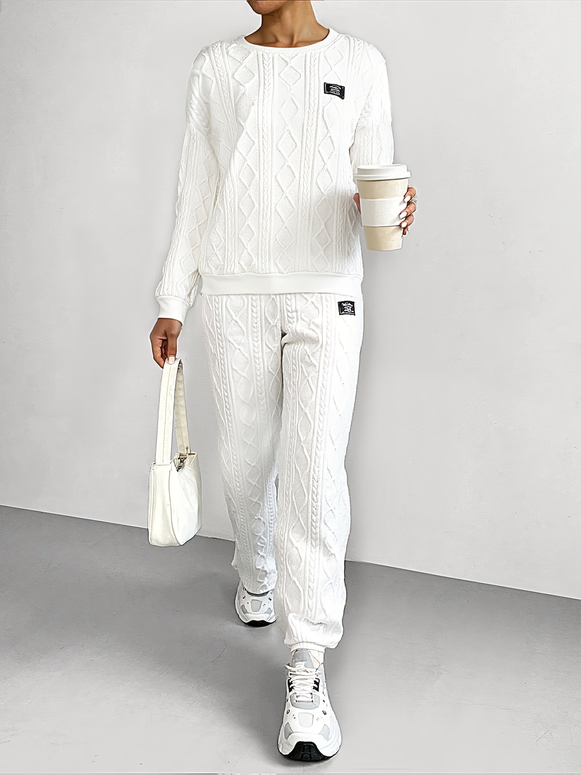 Women’s Sweatshirt Set | Long Sleeve | All-Day Comfort | Polyester