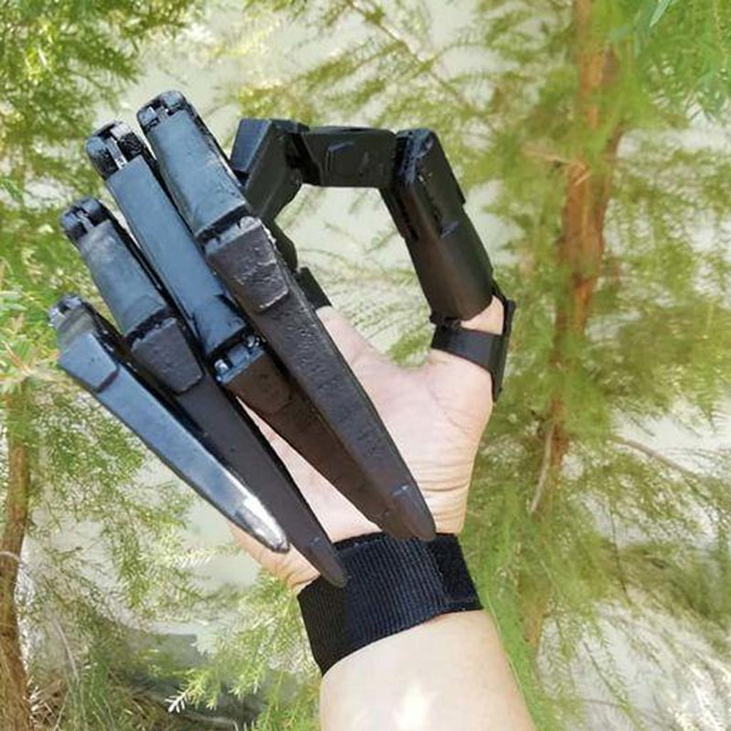 Realistic Articulated Skeleton Fingers Halloween Costume Accessory