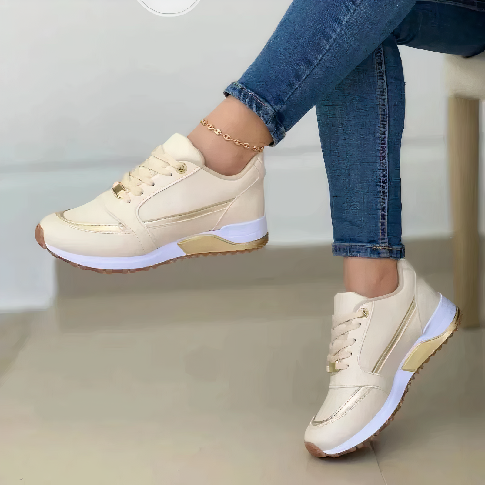 Orthopedic Sneakers | Breathable Soft Fabric | Elegant Flattering Fit | Casual Comfort