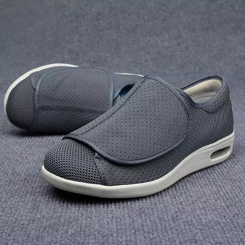 Orthopedic Slip-On Shoes | Hook-and-Loop Closure | Cushioned Support & Stability | Comfortable Fit