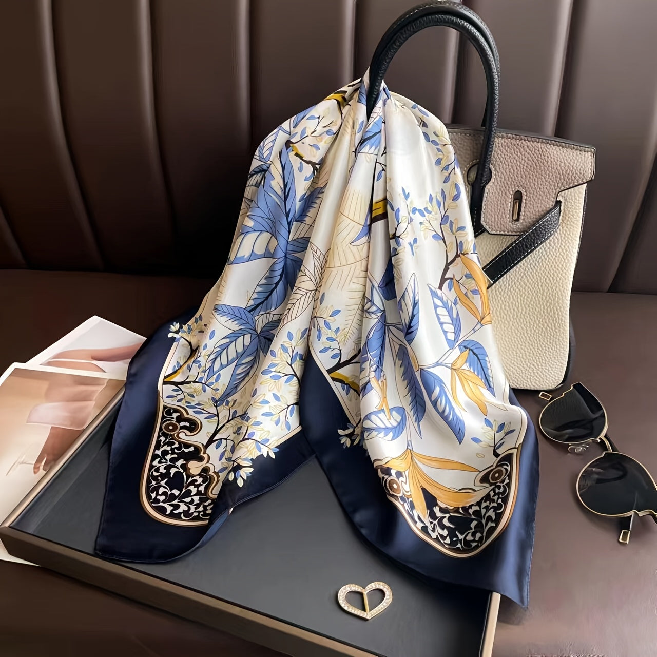 Square Scarf | Lightweight | Breathable Comfort | Polyester