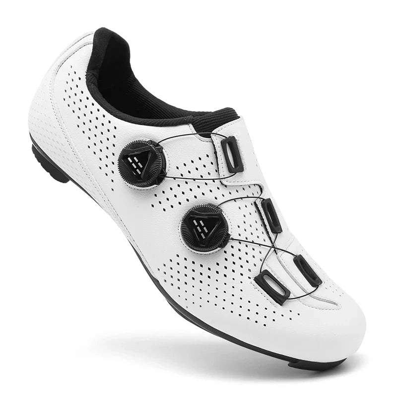 Cycling Shoes for MTB and Road | Dual-Dial Closure & Perforated Upper | Clipless Pedal Compatible | Durable Comfort