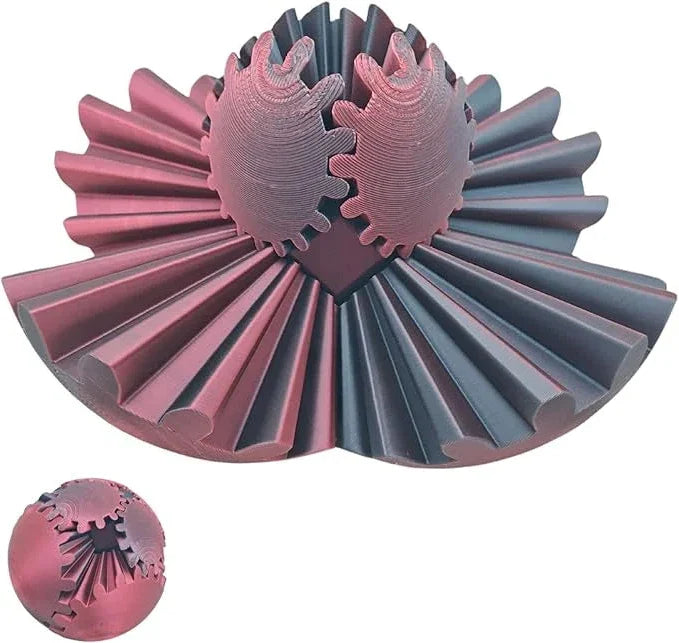 Fidget Gear Ball in Steampunk Style - Whirling Wonder Toy