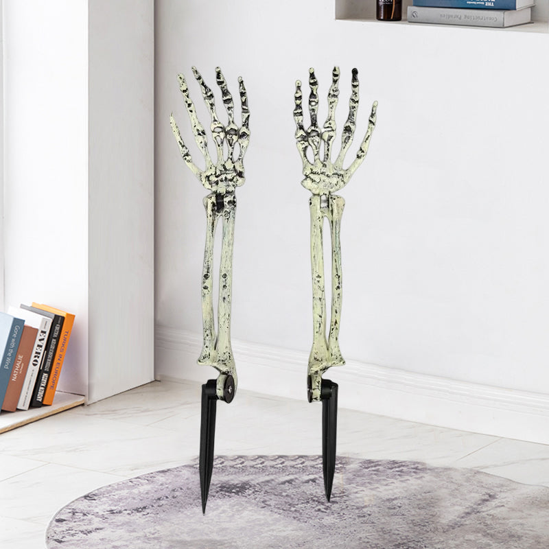 Solar-Powered Halloween Ghost Hand Light Decoration for Outdoor