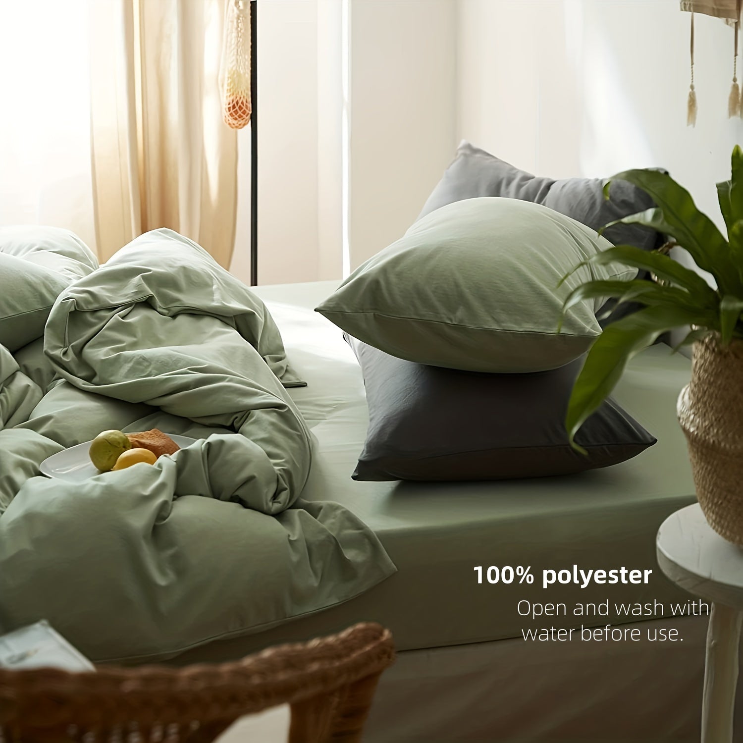 Duvet Cover Set | Soft Breathable | Year-Round Comfort | Polyester