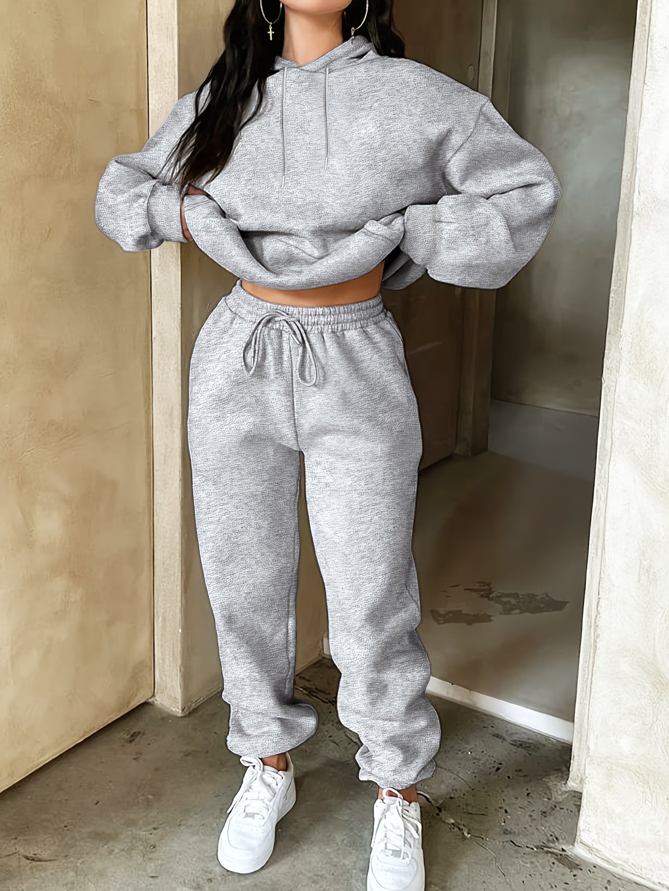 Women’s Hoodie Set | Lightweight | Soft Comfortable Fit | Polyester