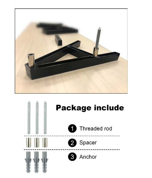 House Numbers | Weather-Resistant Zinc Alloy | Floating 3D Design & Mounting Hardware