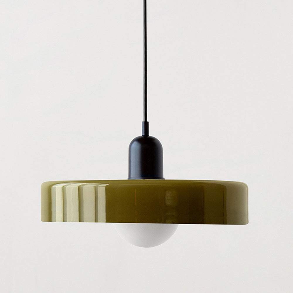Pendant Lamp | Bauhaus Stained Glass Design | Glass Material | Adjustable Suspension