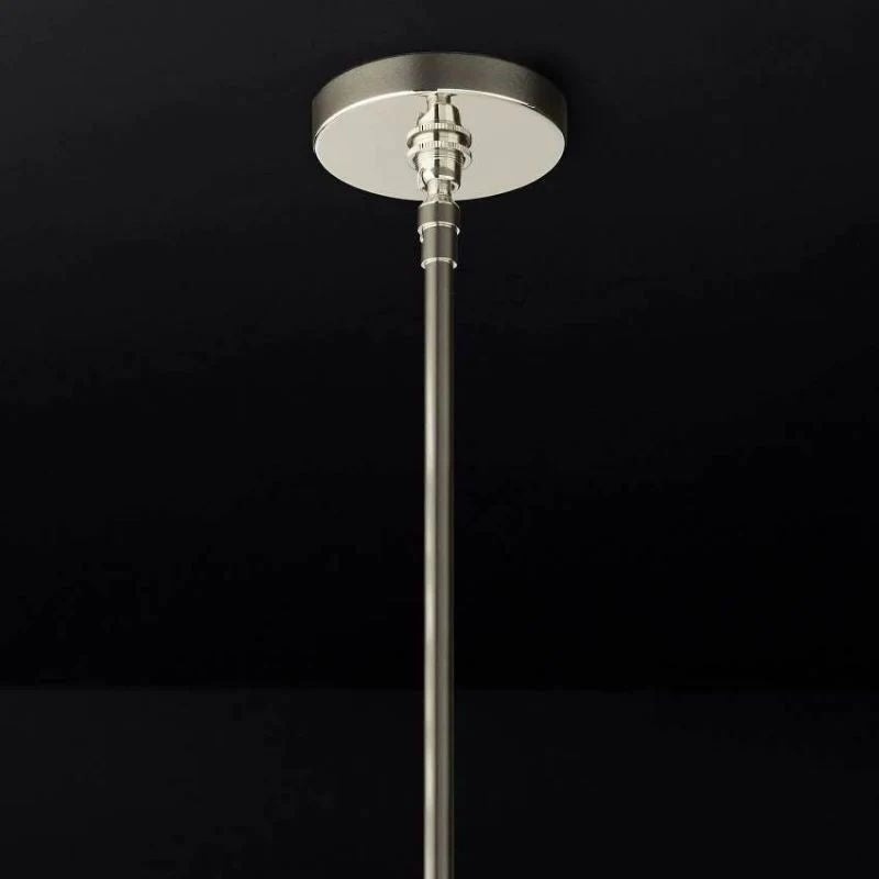 Lorian — 4-Light Glass Pendant with Hand-Forged Iron Base