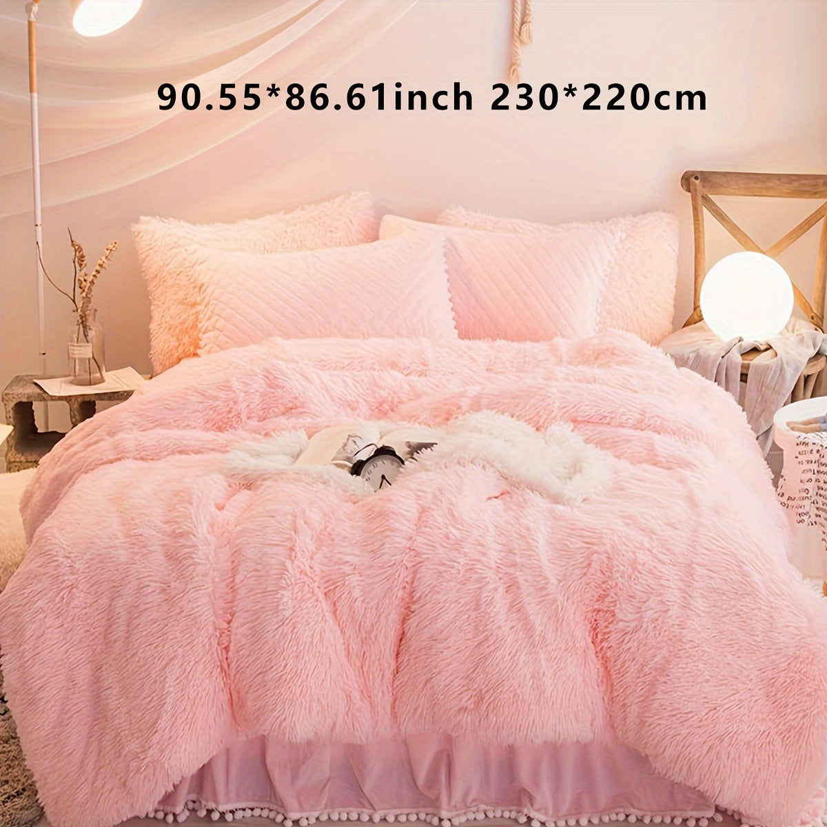 Quilt Cover Set | Plush Fabric | Ultra-Soft Cozy Comfort | Polyester