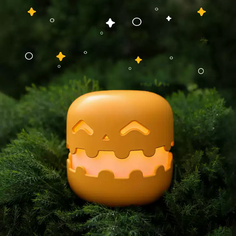 Halloween Pumpkin Night Light with Cozy Spooky Glow for Decor