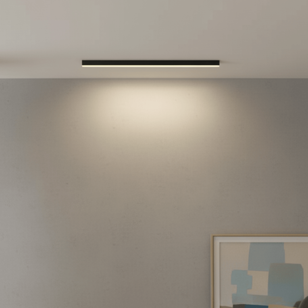 BrilliantGlow LED Ceiling Fixture - Sleek Scandinavian Style
