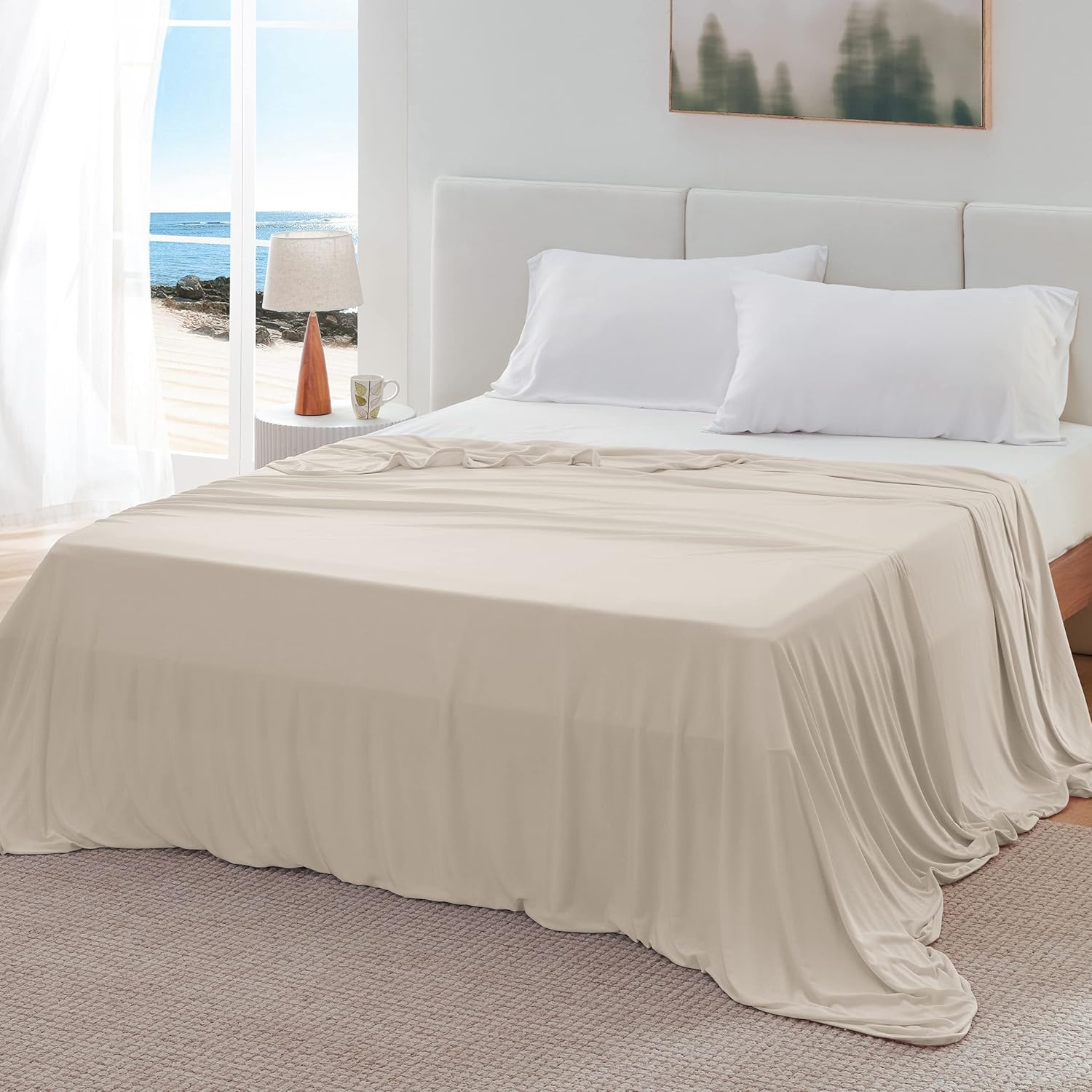 Lightweight Summer Cooling Blanket for Hot Sleepers – Bamboo Rayon Throw