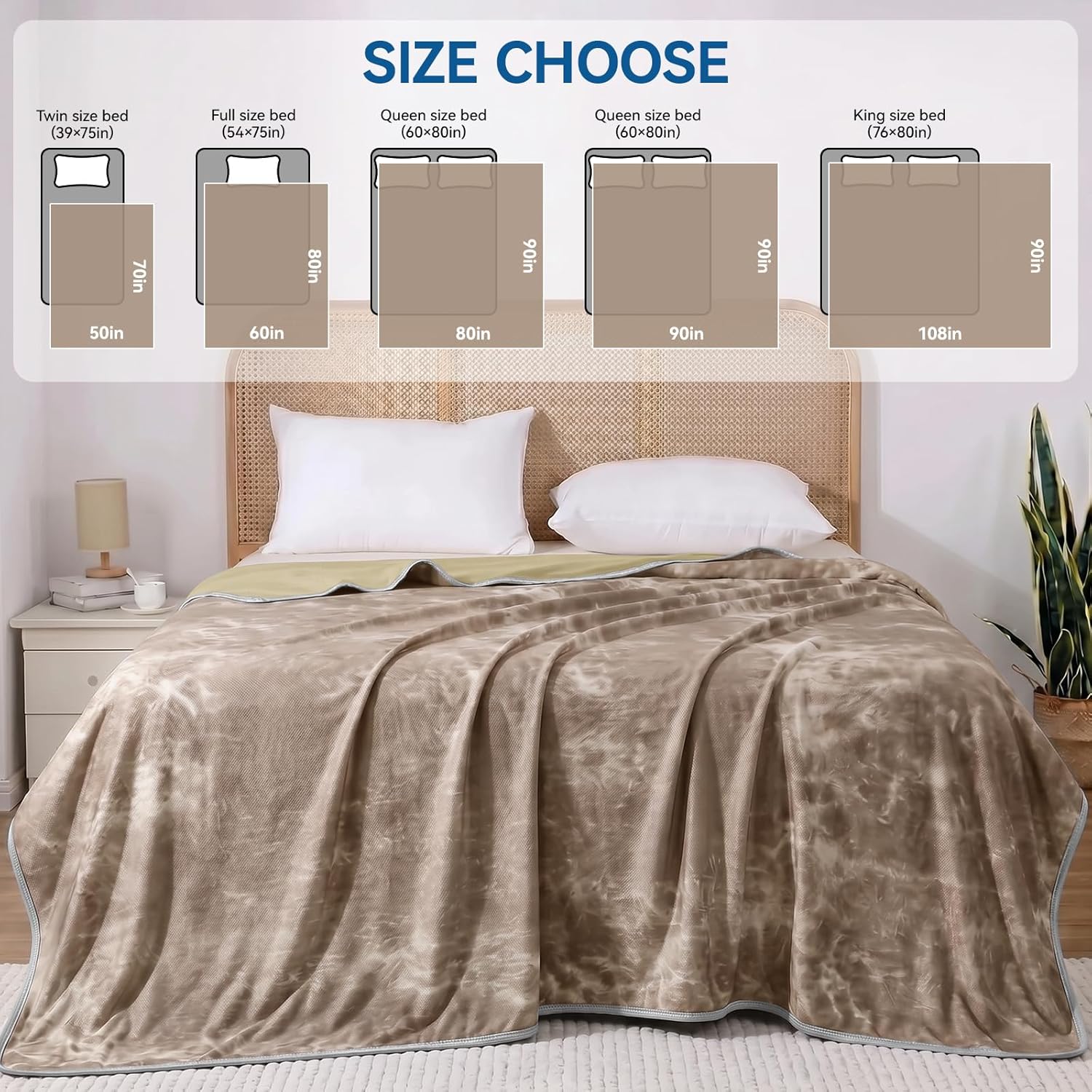 Cooling Throw Blanket for Hot Sleepers – Lightweight Summer Comfort