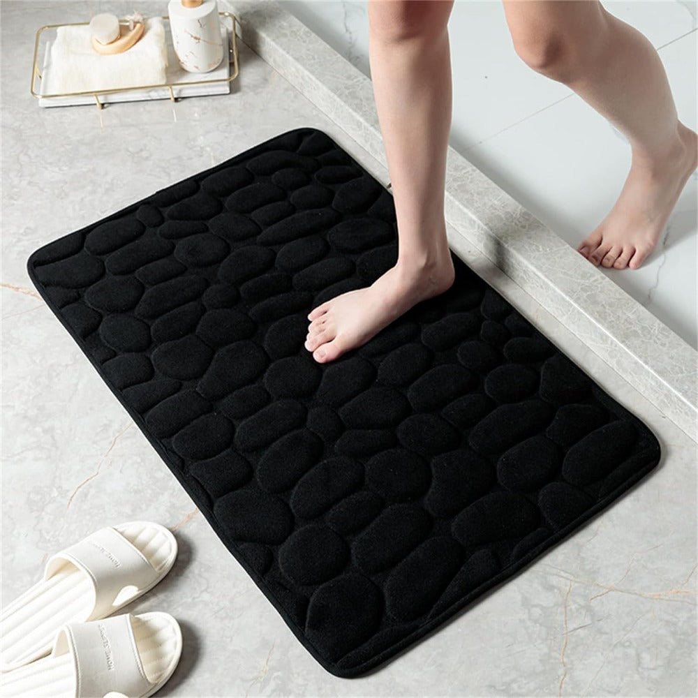 LuxiMat – Soft Memory Foam Bath Mat with Natural Texture