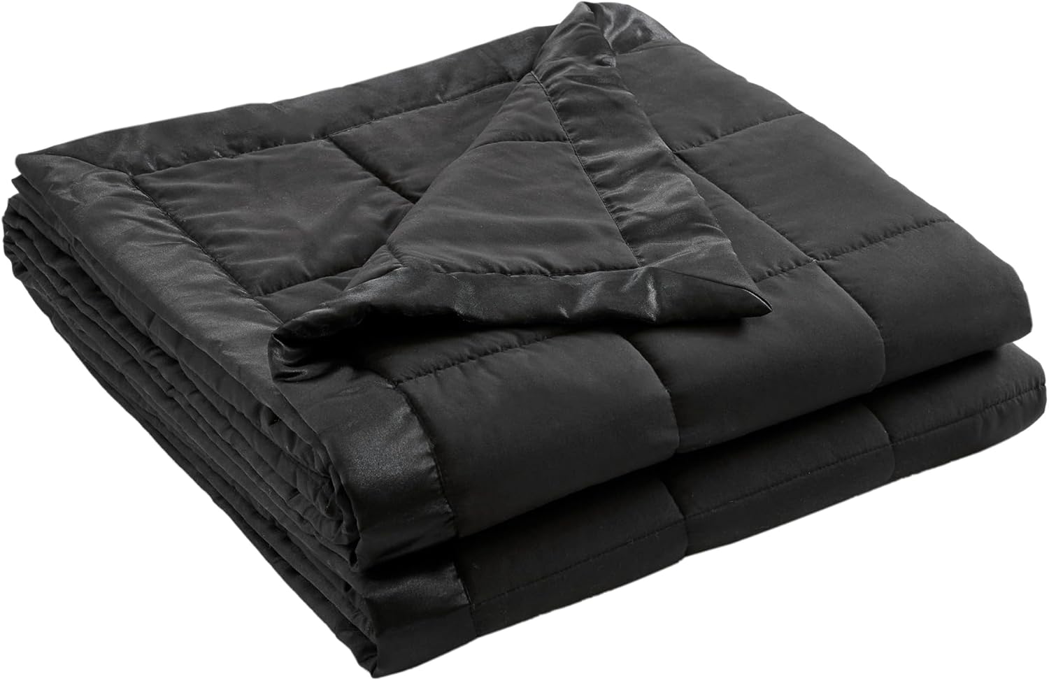 Lightweight Down Alternative Blanket with Moisture-Wicking – All Season Bed Cover with Satin Trim