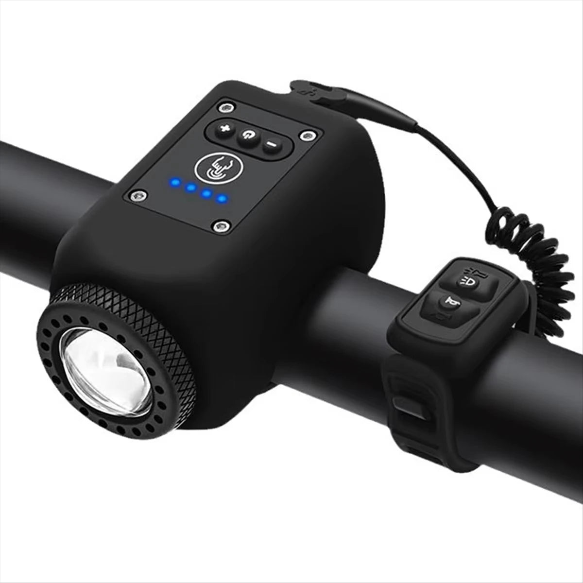 Smart Cycling Safety Horn with LED Headlight