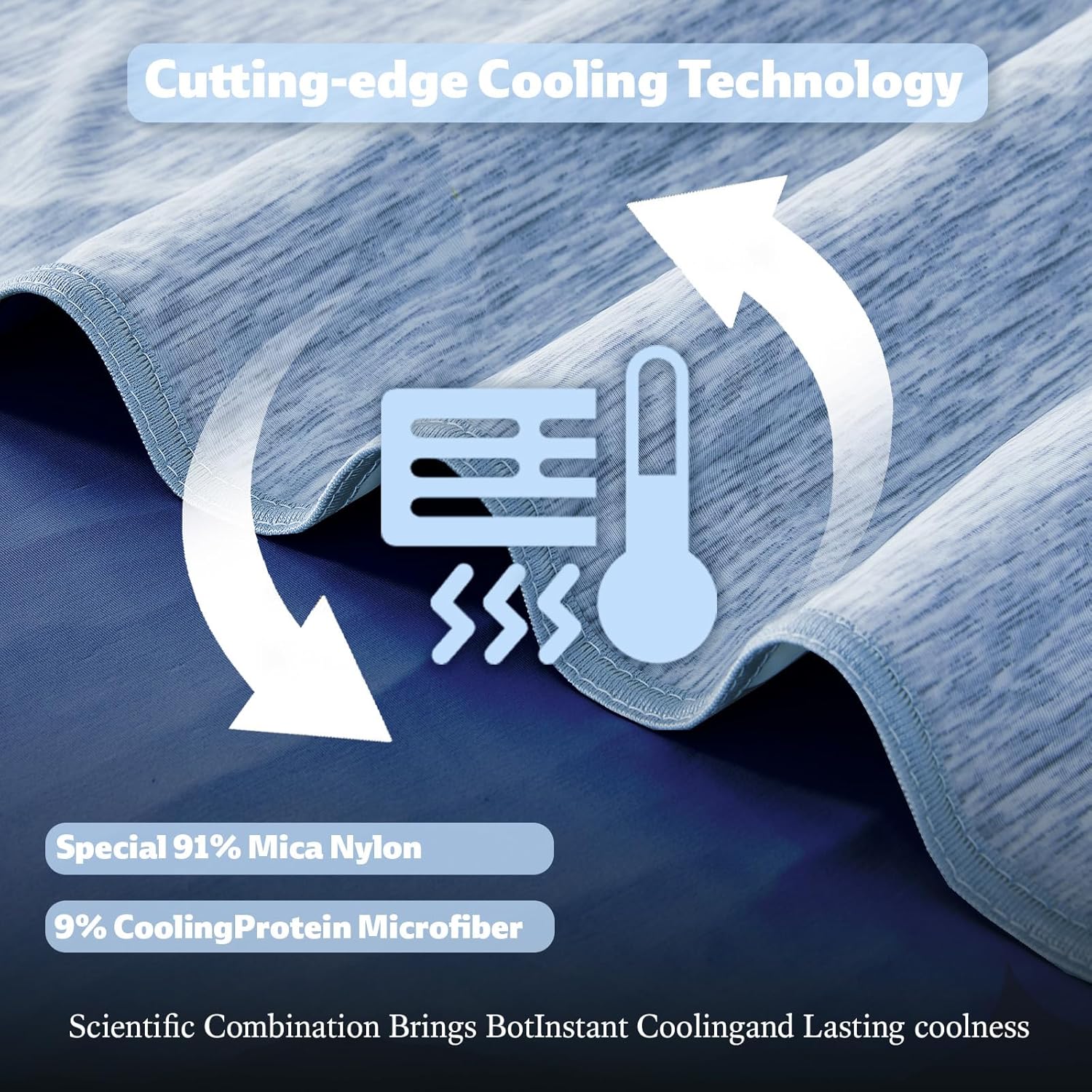 Lightweight Cooling Blanket – Breathable Soft Fabric for Warm Sleepers