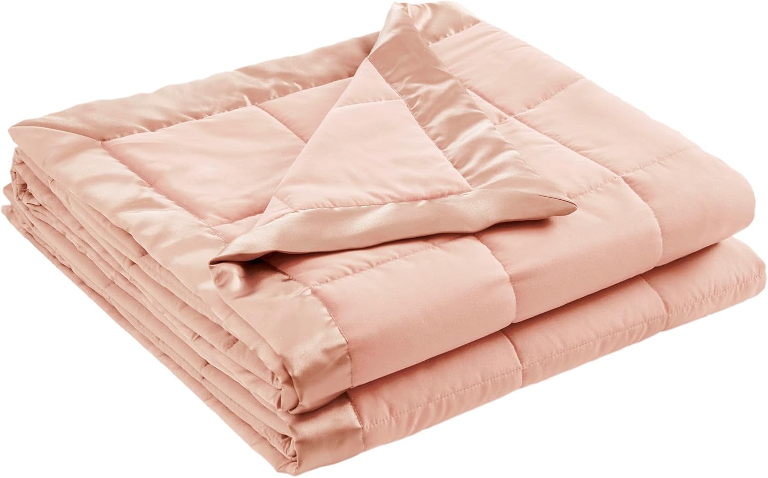 Lightweight Down Alternative Blanket with Moisture-Wicking – All Season Bed Cover with Satin Trim