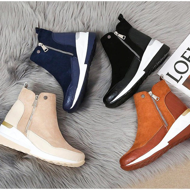 Elegant Comfort Ankle Boots for All-Day Wear