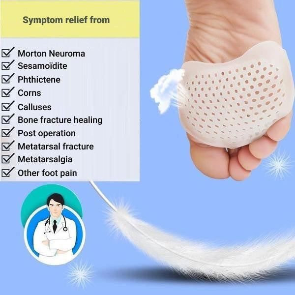 Set of 2 Breathable Foot Metatarsal Cushions