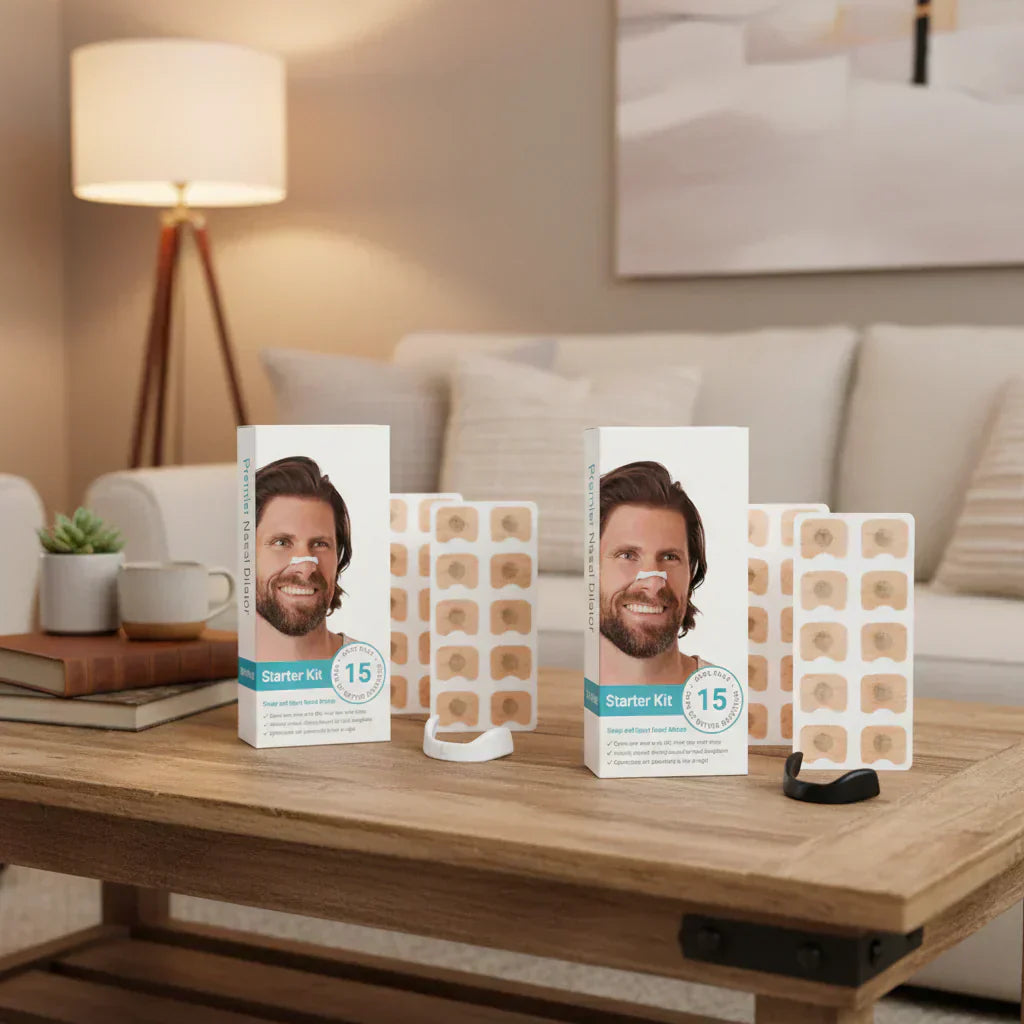 BreatheEasy Magnetic Nasal Strips for Restful Sleep