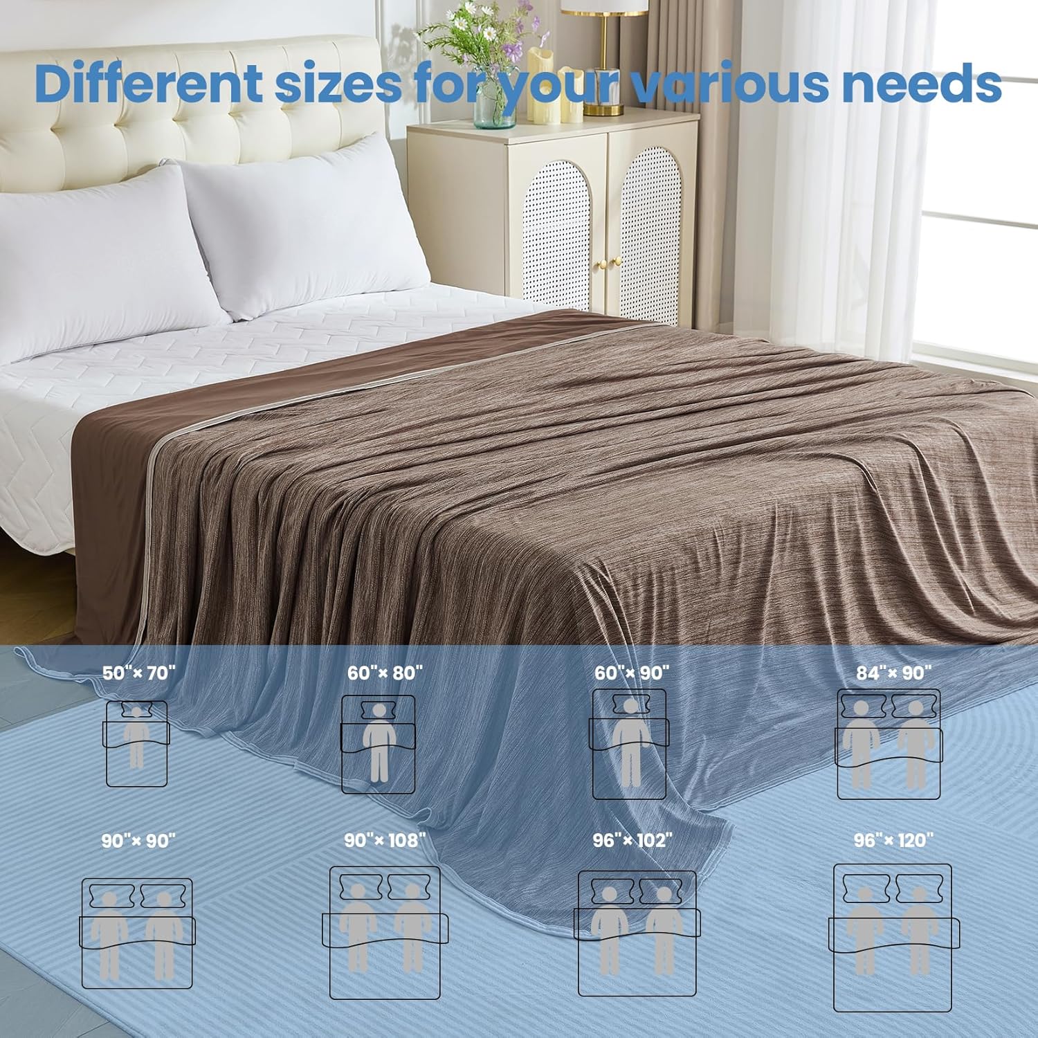 Lightweight Summer Cooling Blanket - Soft Comfort for Hot Sleepers