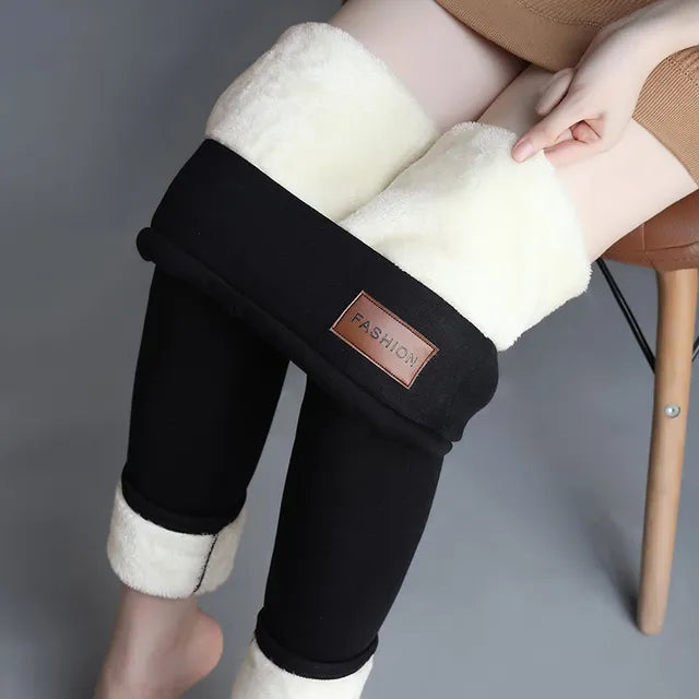 Winter Pants | Sherpa Lined | Cozy Warmth & Tummy Control | Fleece