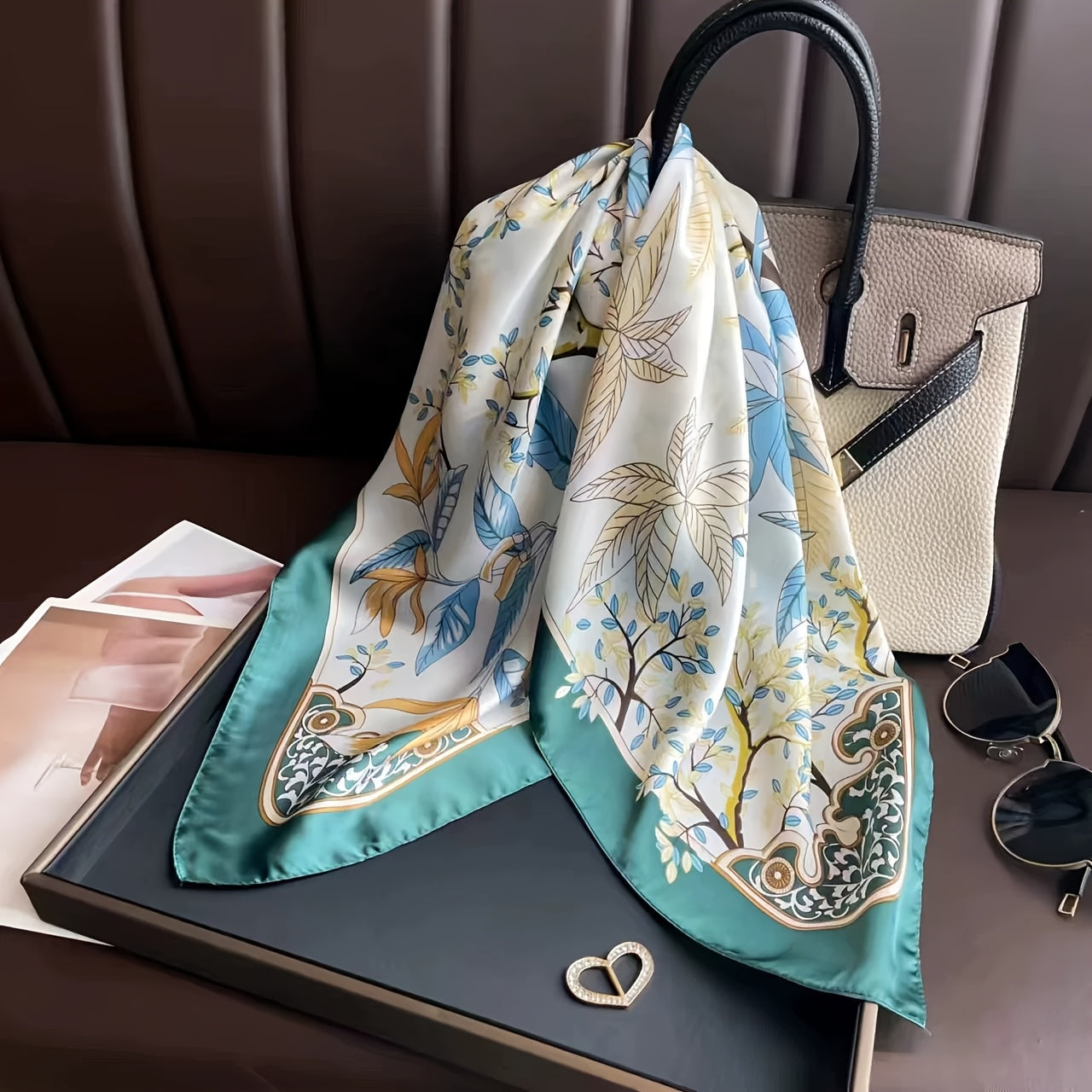 Square Scarf | Lightweight | Breathable Comfort | Polyester